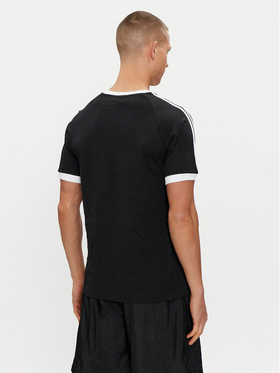 adidas adidas Tricou Adicolor Classics 3-Stripes T-Shirt IA4845 Negru Slim Fit