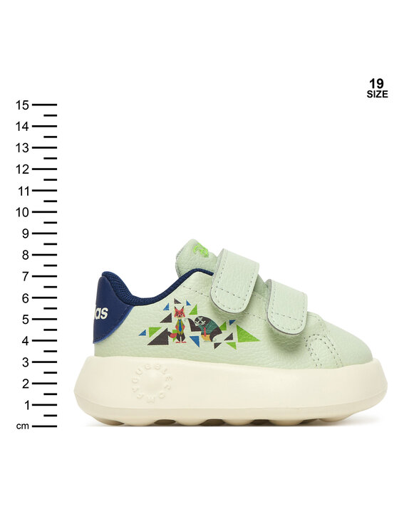 adidas adidas Sneakersy Disney Advantage JQ4376 Zielony