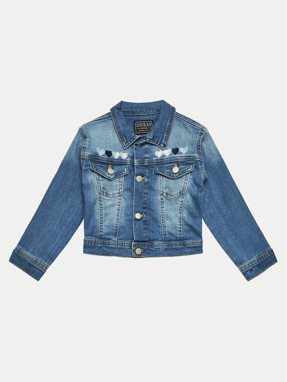 Guess Guess Farmer kabát K4GL01 D4CA0 Sötétkék Regular Fit