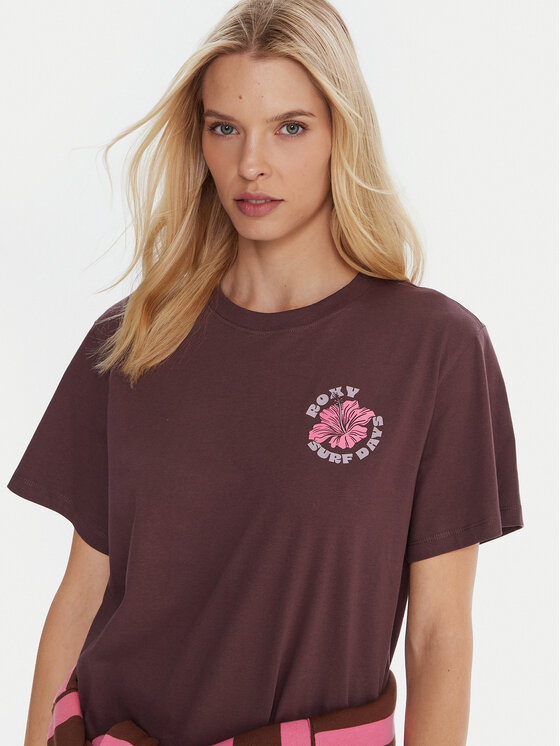 Roxy Roxy Póló Hangloose The Sky ERJZT06020 Lila Regular Fit