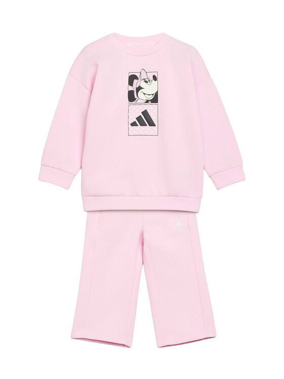 adidas Trening Disney Minnie Mouse T-Shirt Set KS3949 Roz deschis Regular Fit