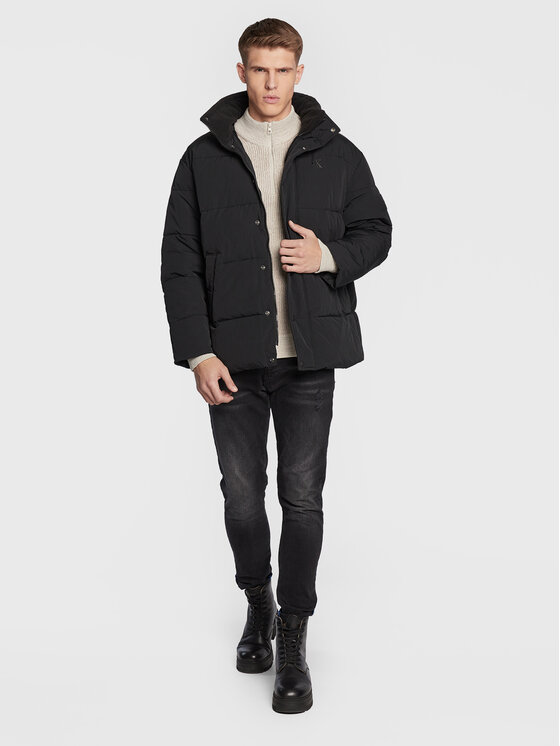 Calvin Klein Jeans Calvin Klein Jeans Winterjacke J30J321915 Schwarz Oversize