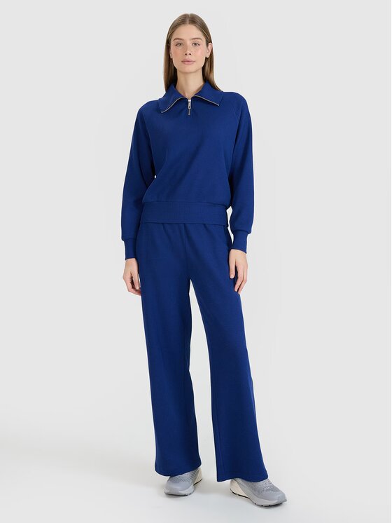 4F 4F Παντελόνι φόρμας 4FRSS25TTROF1397-31S Μπλε Oversize