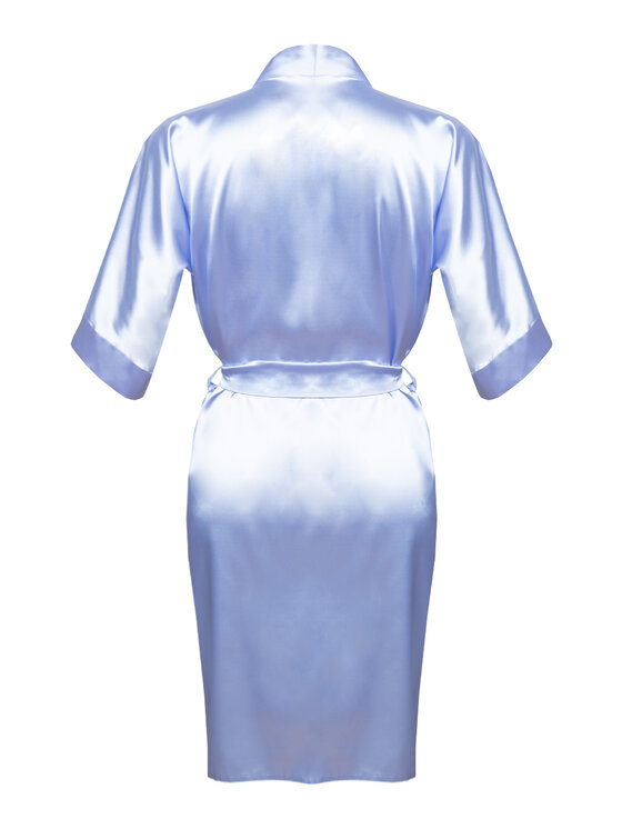 DKaren Lingerie DKaren Lingerie Szlafrok 100 Błękitny Tailored Fit