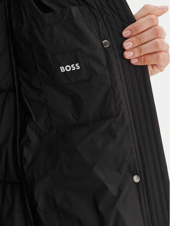 BOSS BOSS Télikabát Pamaxi4 50546844 Fekete Regular Fit