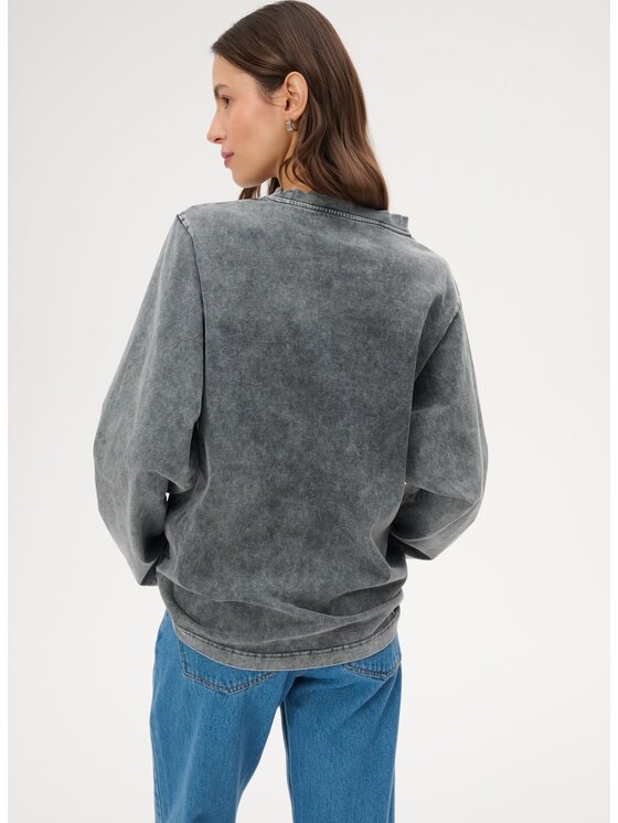 LEBRAND LEBRAND Longsleeve Nero Szary