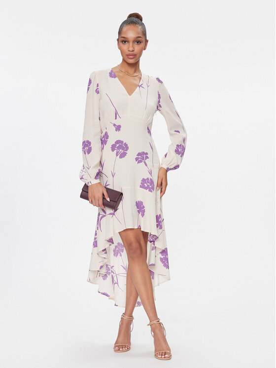 TWINSET TWINSET Vsakodnevna obleka 241TP2602 Écru Regular Fit