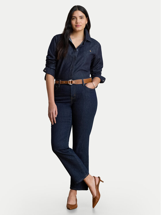 LAUREN RALPH LAUREN LAUREN RALPH LAUREN Jeanshemd 200B20825001 Dunkelblau Regular Fit