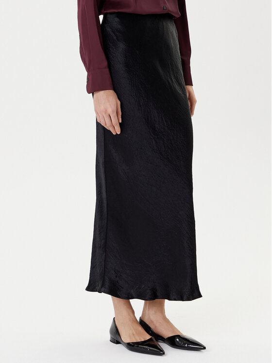 Marella Marella Gonna midi Pomez 2525106041 Nero Regular Fit