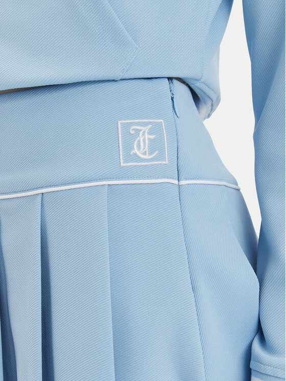 Juicy Couture Juicy Couture Plisovaná sukně Aluna JCSGS223416 Světle modrá Regular Fit