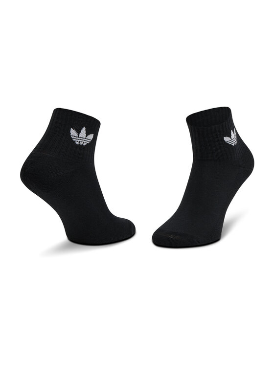 adidas adidas Набір з 3 пар низьких шкарпеток unisex Mid-Cut Crew FM0643 Чорний
