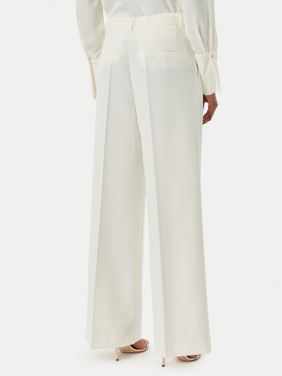 Rinascimento Rinascimento Palazzo hlače CFC0123671003 Écru Regular Fit