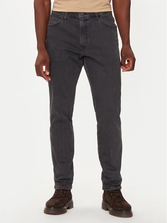 Wrangler Džínsy River 112356783 Sivá Tapered Fit