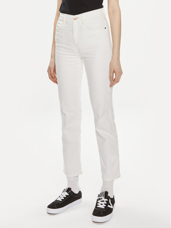 Wrangler Wrangler Τζιν 112351027 Λευκό Straight Fit