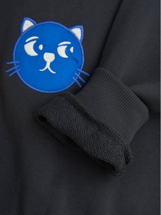 MINI RODINI MINI RODINI Felpa Cool Cats 2512011999 Nero Regular Fit