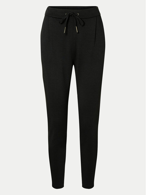 Vero Moda Vero Moda Hlače iz tkanine Eva 10197909 Črna Loose Fit