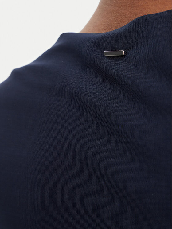 BOSS BOSS Blúzka Elamma 50541896 Tmavomodrá Slim Fit