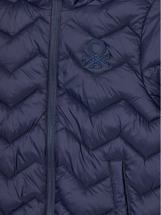 United Colors Of Benetton United Colors Of Benetton Giubbotto invernale 2TWDGN02V Blu scuro Regular Fit