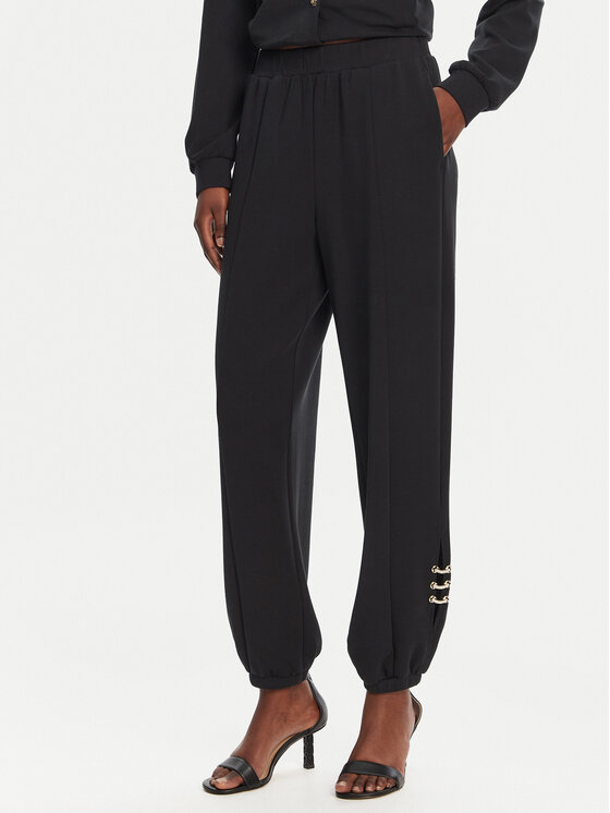 Liu Jo Sport Teplákové nohavice TA5229 J4869 Čierna Relaxed Fit