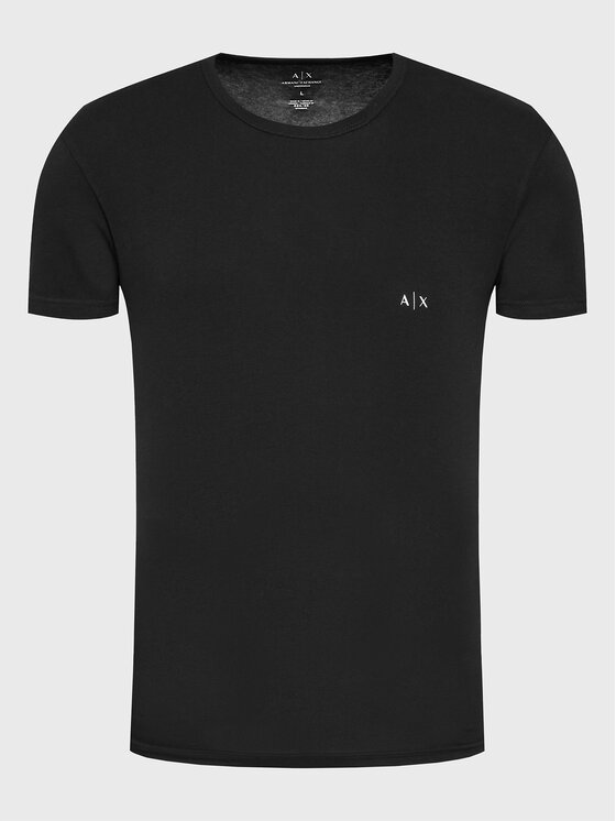 Armani Exchange Armani Exchange Komplet t-shirtów 956005 CC282 07320 Czarny Slim Fit