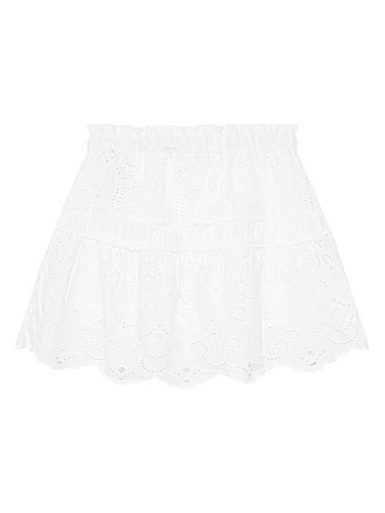 Guess Guess Szoknya J5GD35 WH7D0 Fehér Regular Fit