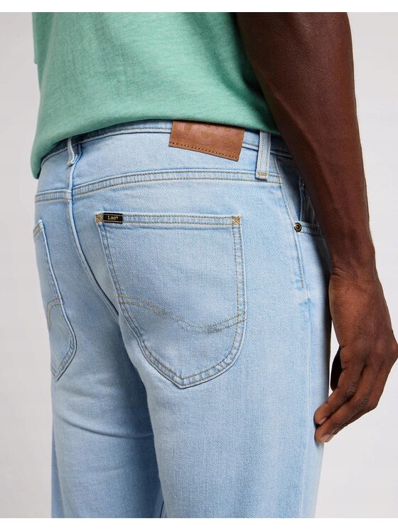 Lee Lee Jeansy Malone Niebieski jasny Skinny Fit