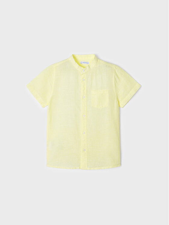 Mayoral Mayoral Camicia 3161 Giallo Regular Fit