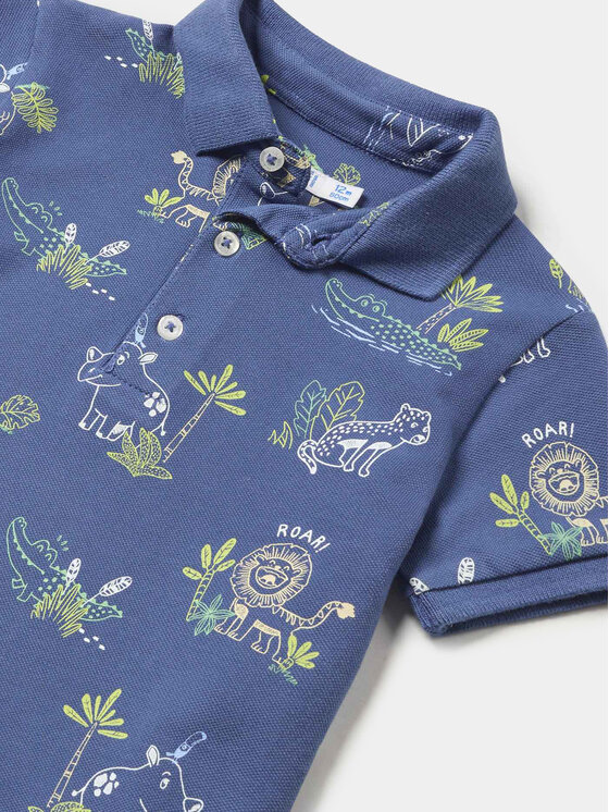 Mayoral Mayoral Polo majica 1107 Mornarsko modra Regular Fit