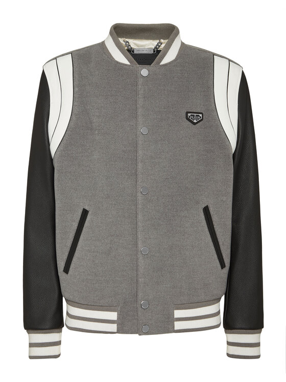 PHILIPP PLEIN PHILIPP PLEIN Kožená bunda 9481 Béžová Regular Fit