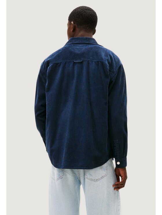 Tommy Jeans Tommy Jeans Πουκάμισο TJM RLX WASHED CORD Μπλε Casual Fit