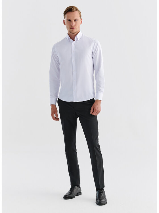 Pako Lorente Pako Lorente Koszula P000B-1X-003 Biały Slim Fit