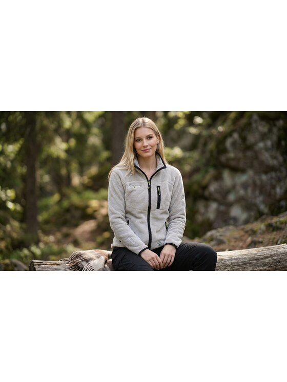 Geographical Norway Geographical Norway Polar WZ8036F/GN-LIGHT GREY Szary Reglan Fit
