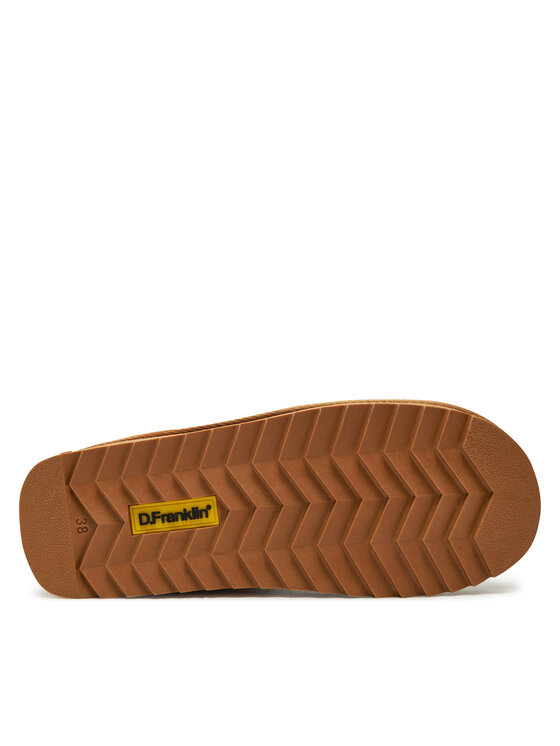 D.Franklin D.Franklin Stivali da neve Nordic Trk Fur DFSH370005 Giallo