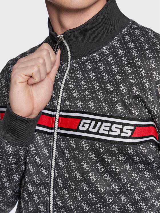 Guess Guess Pulóver Korbin Z2BQ06 FL04Q Fekete Regular Fit