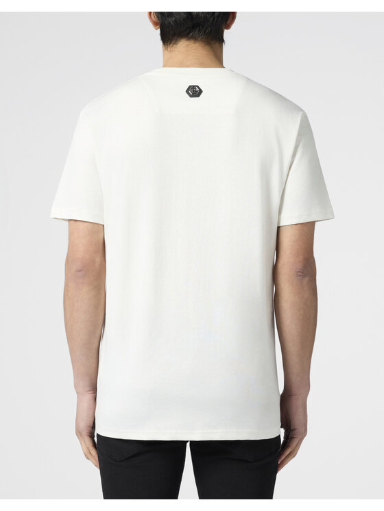 PHILIPP PLEIN PHILIPP PLEIN T-Shirt 30605 Biały Regular Fit