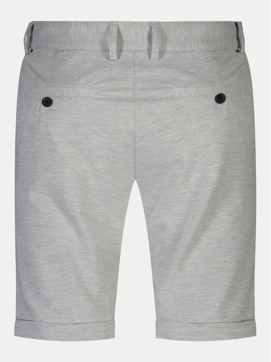 Lindbergh Lindbergh Pantalon scurți din material 30-501024 Gri Regular Fit