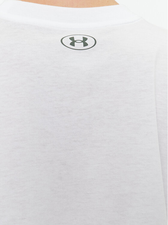 Under Armour Under Armour Tričko Ua Collegiate Crest Crop Ss 1379402 Biela Loose Fit