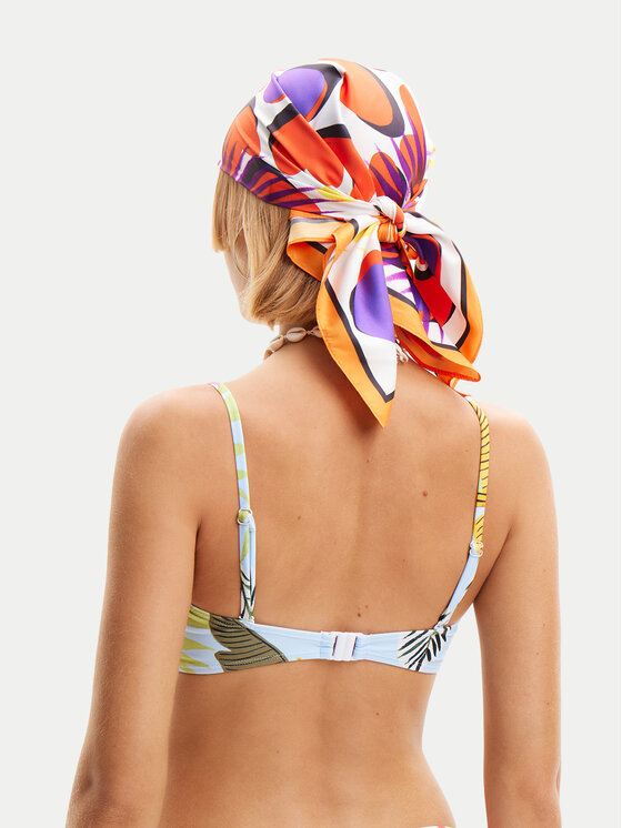 Desigual Desigual Μπικίνι πάνω μέρος Palms 24SWMK06 Μπλε