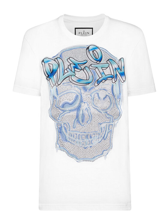 PHILIPP PLEIN PHILIPP PLEIN T-shirt 19847 Bianco Over Fit