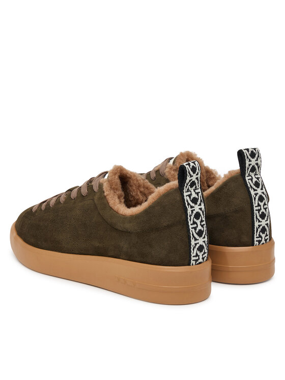 Coccinelle Coccinelle Sneakersy 4 VKE 24 01 01 Zielony ciemny