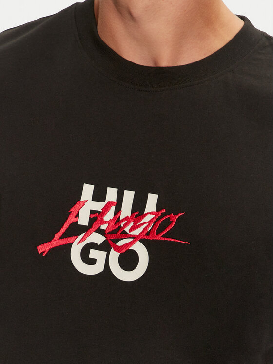 HUGO Hugo T-shirt Dlongny 50521076 Nero Relaxed Fit