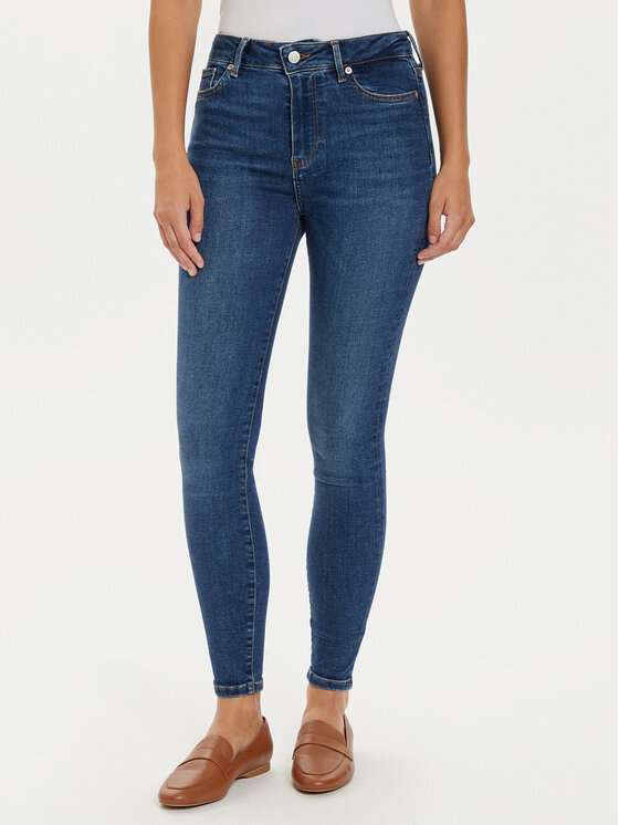 Tommy Hilfiger Jeans Harlem WW0WW44114 Blu Skinny Fit, taglia : 32_34