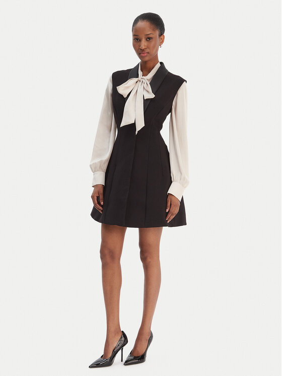 Bardot Bardot Kokteiļkleita Destene 59724DB2 Melns Regular Fit