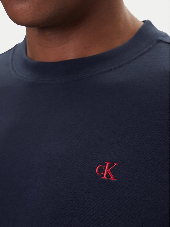 Calvin Klein Jeans Calvin Klein Jeans Тениска с дълъг ръкав Easy LV04RD247G Тъмносин Regular Fit