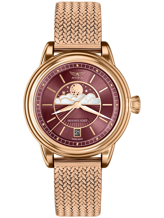 Aviator Aviator Orologio V.1.33.2.265.4-SET Oro rosa