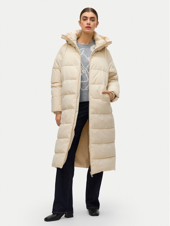 Vero Moda Vero Moda Kurtka zimowa Elanor 10332382 Beżowy Regular Fit