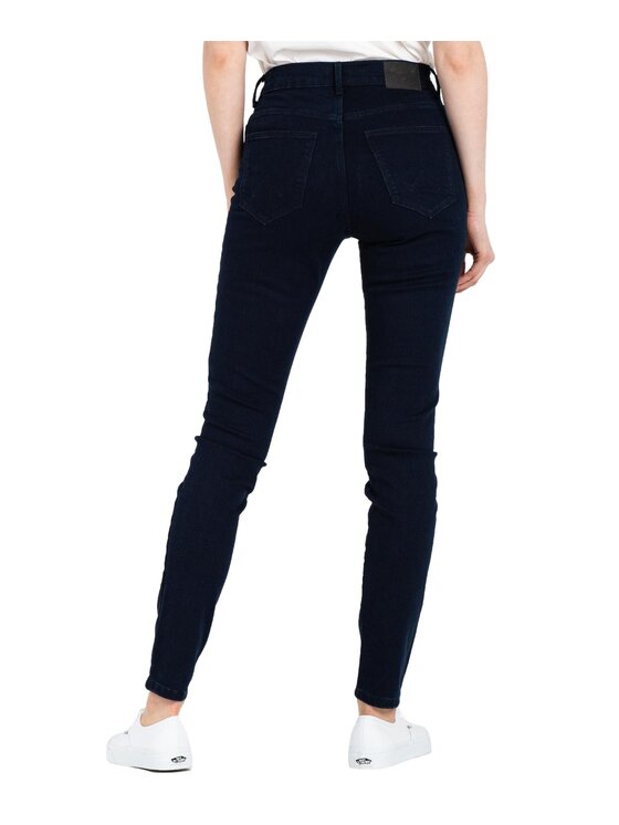 Wrangler Wrangler Jeansy W27HLFP22 Granatowy Skinny Fit