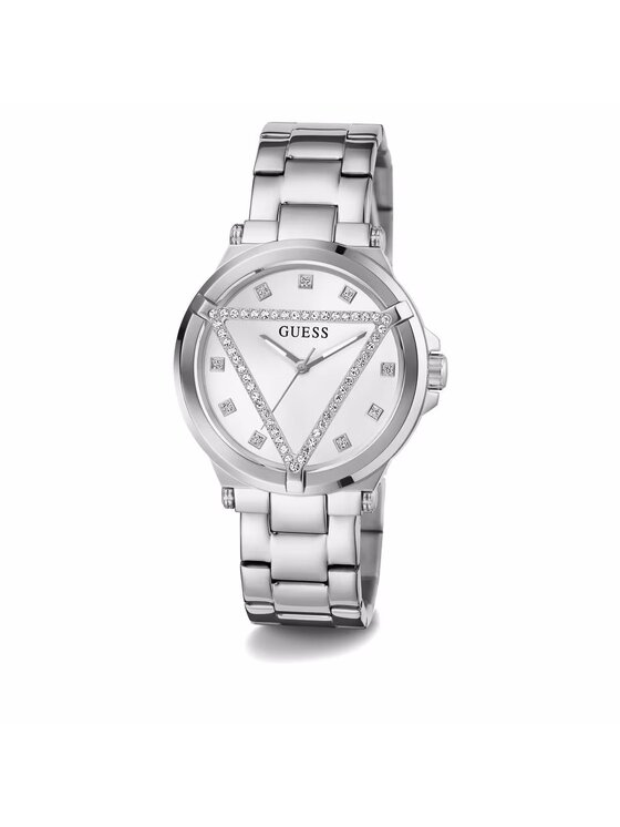 Guess Guess Hodinky GW0674L1 Stříbrná