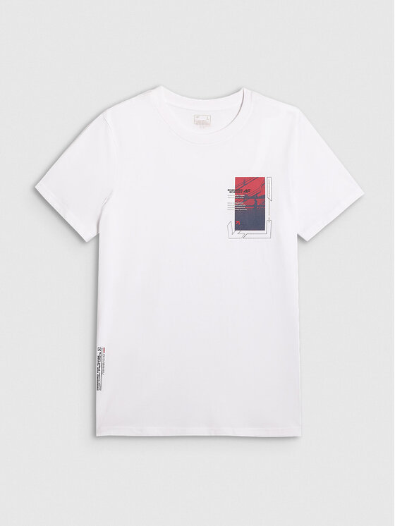 4F 4F T-Shirt VICTORY FIT Biały Regular Fit