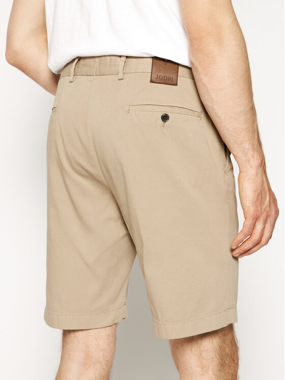 JOOP! Joop! Medžiaginiai šortai 30015611 Smėlio Regular Fit
